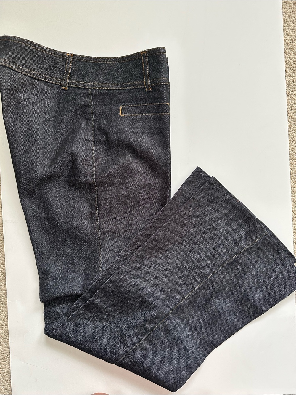 H&M 2000s women’s Divided Low waisted flare Jeans in black gray Denim